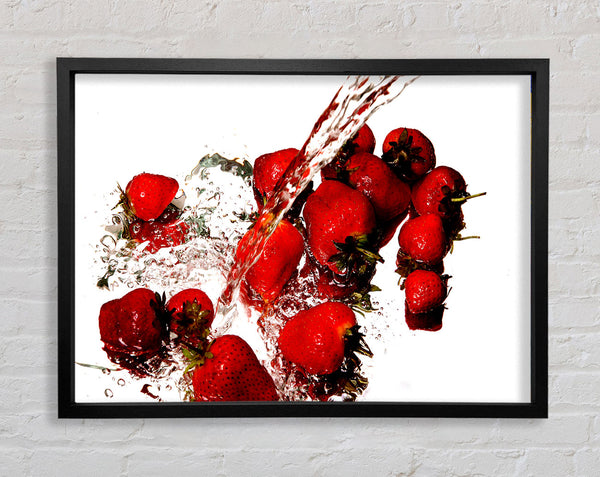 Strawberry Galore Framed Print