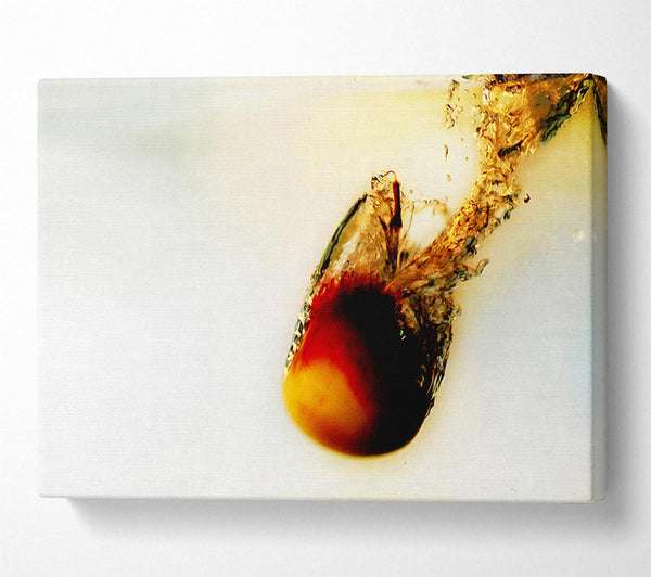  A Canvas Print of Peach Water Fizz Canvas Art