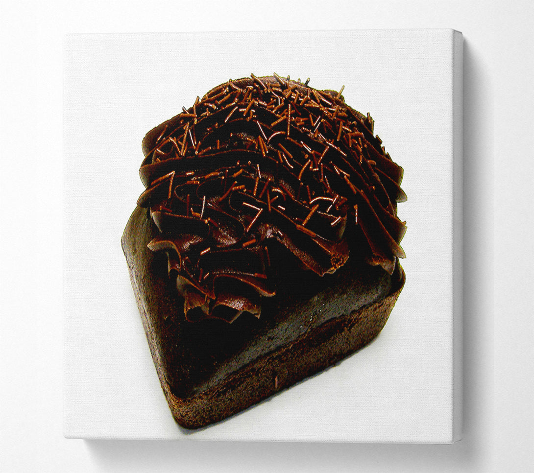  A Canvas Print of Chocolate Cake Heaven Canvas Print