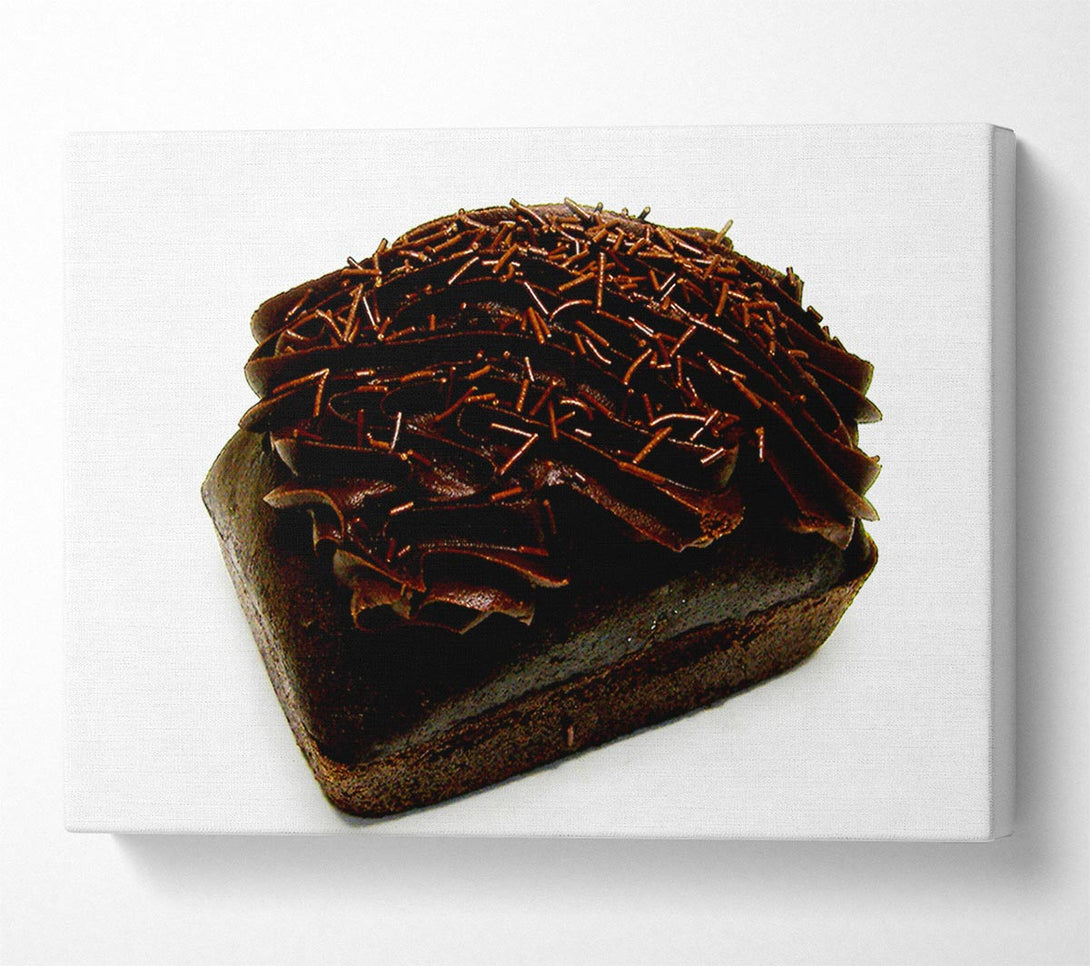  A Canvas Print of Chocolate Cake Heaven Canvas Print