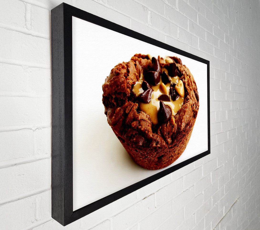  A Canvas Print of Chocolate Caramel Muffin Canvas Wall Art