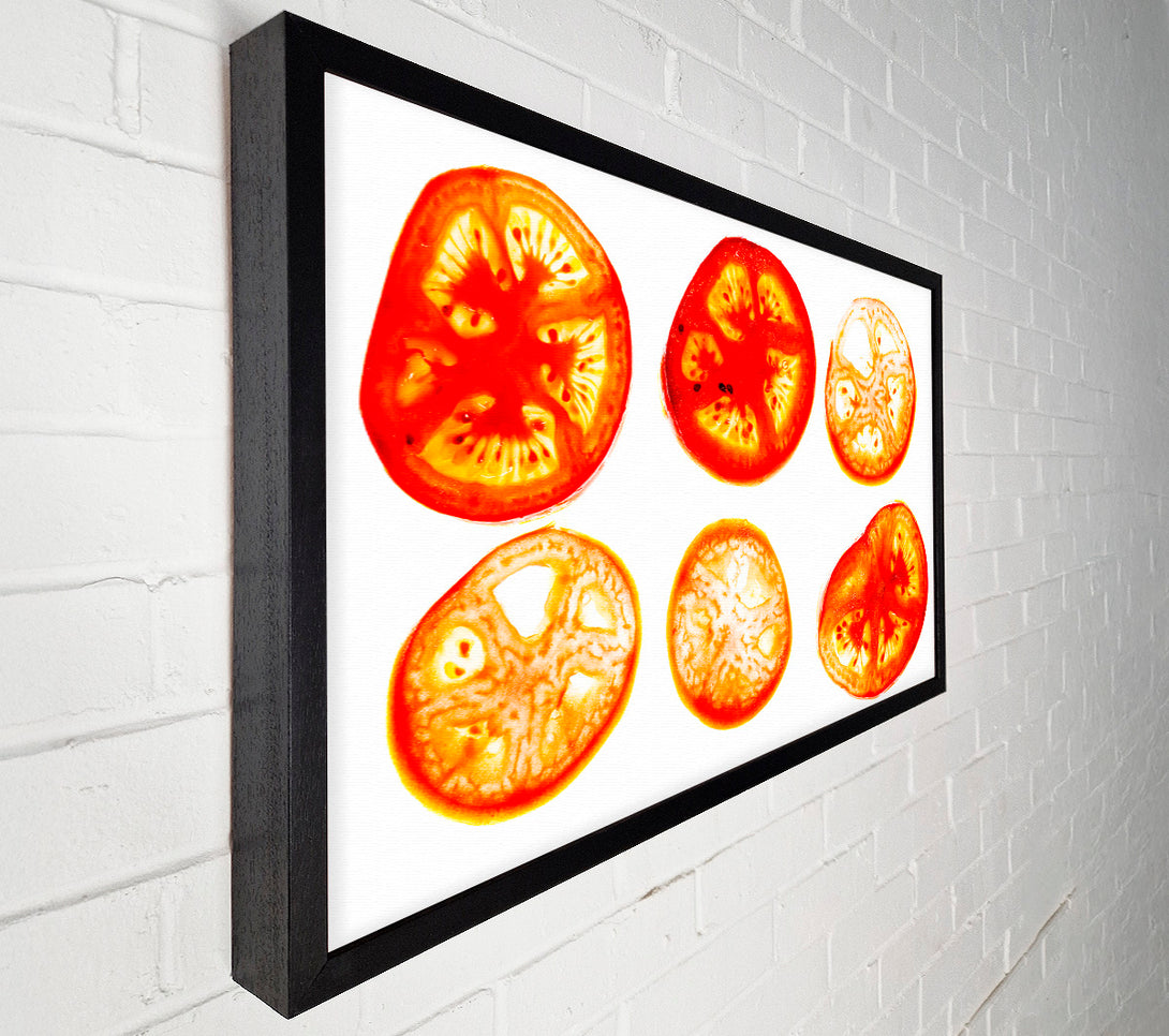  A Canvas Print of Tomato Slices Canvas Wall Art