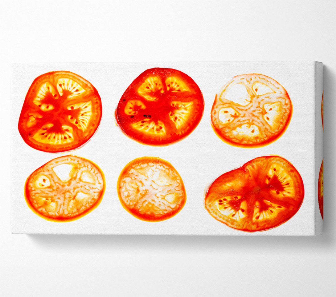  A Canvas Print of Tomato Slices Canvas Wall Art