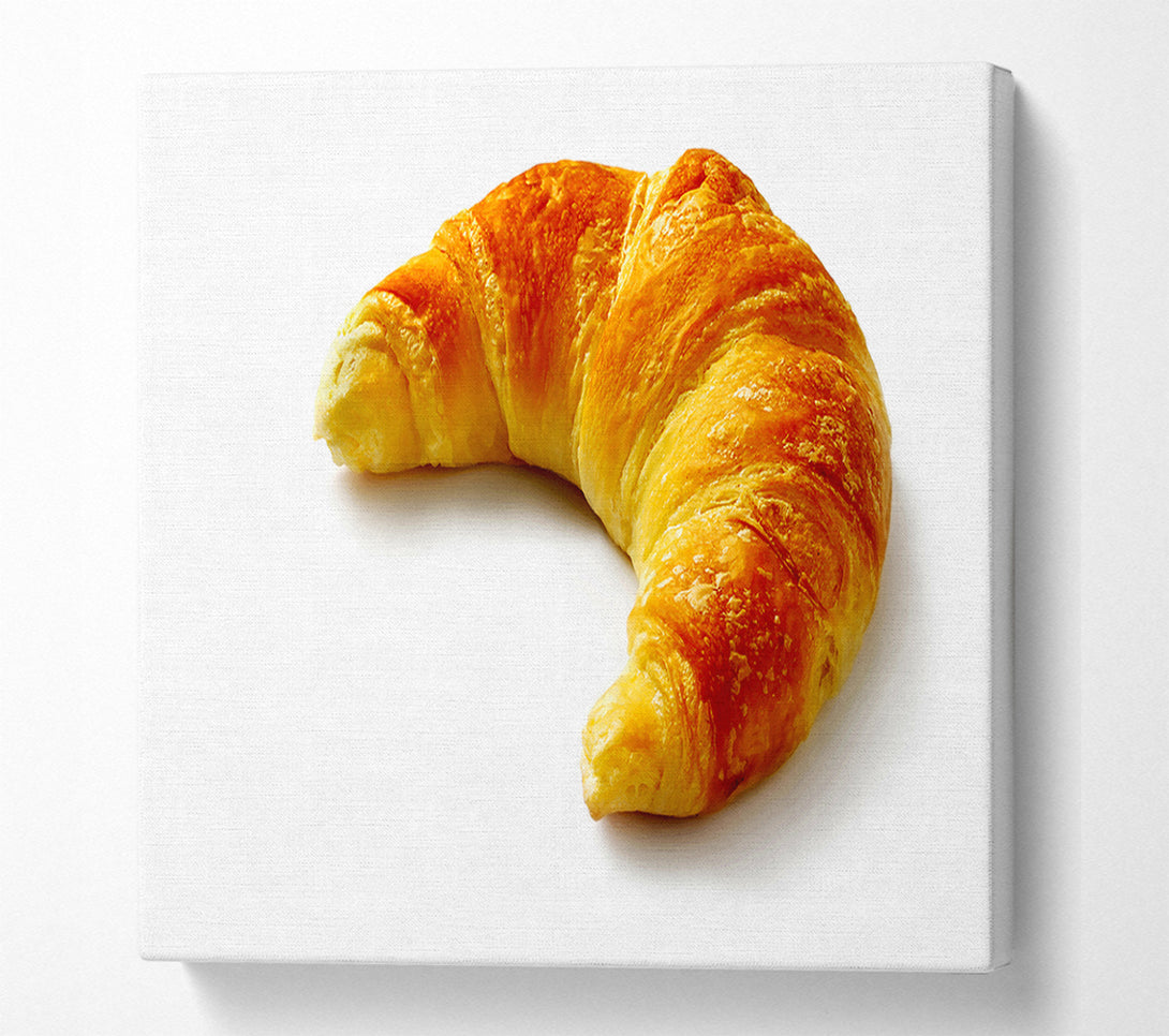  A Canvas Print of Croissant Delight Canvas Print