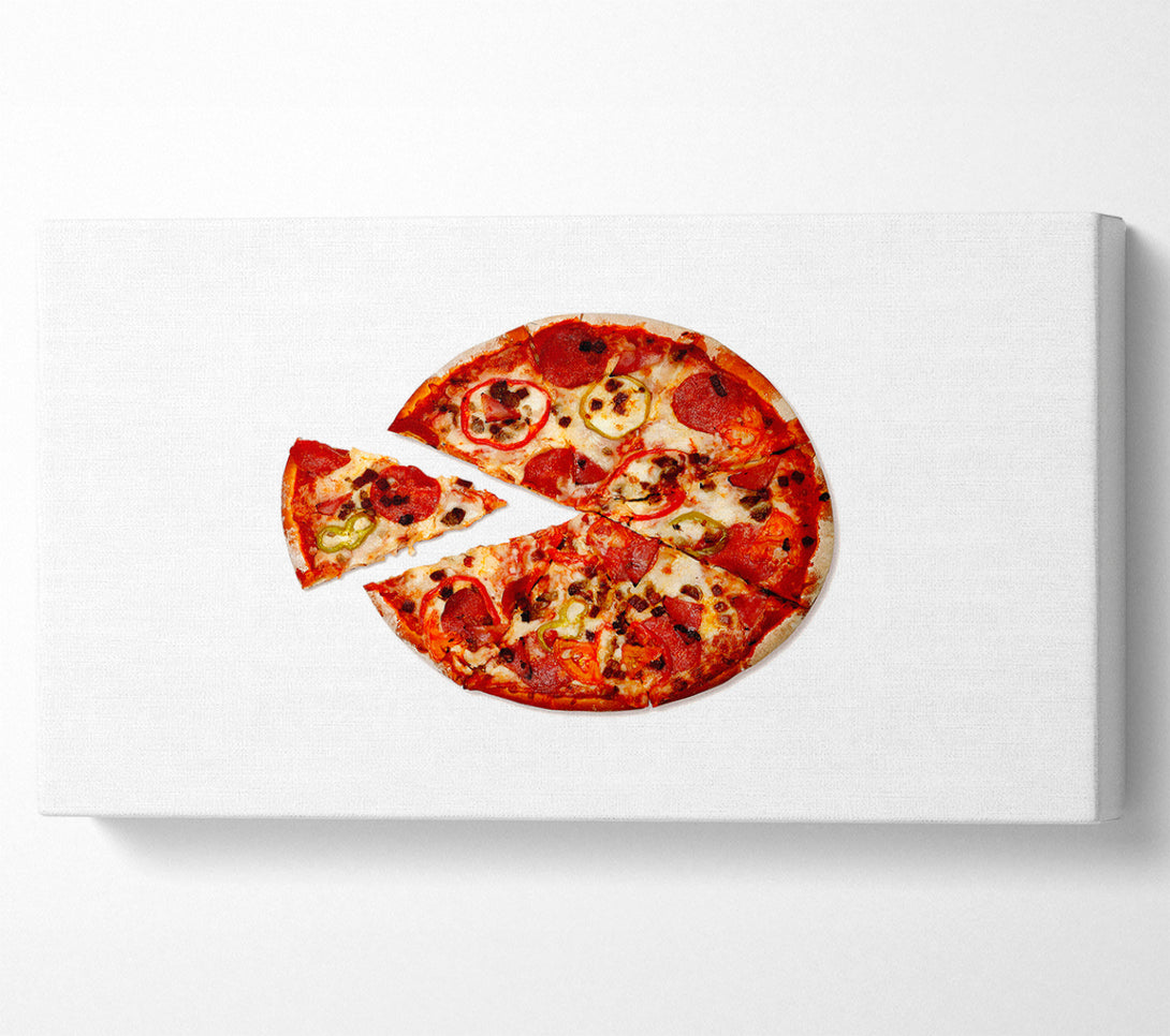  A Canvas Print of Pizza Share Canvas Wall Art