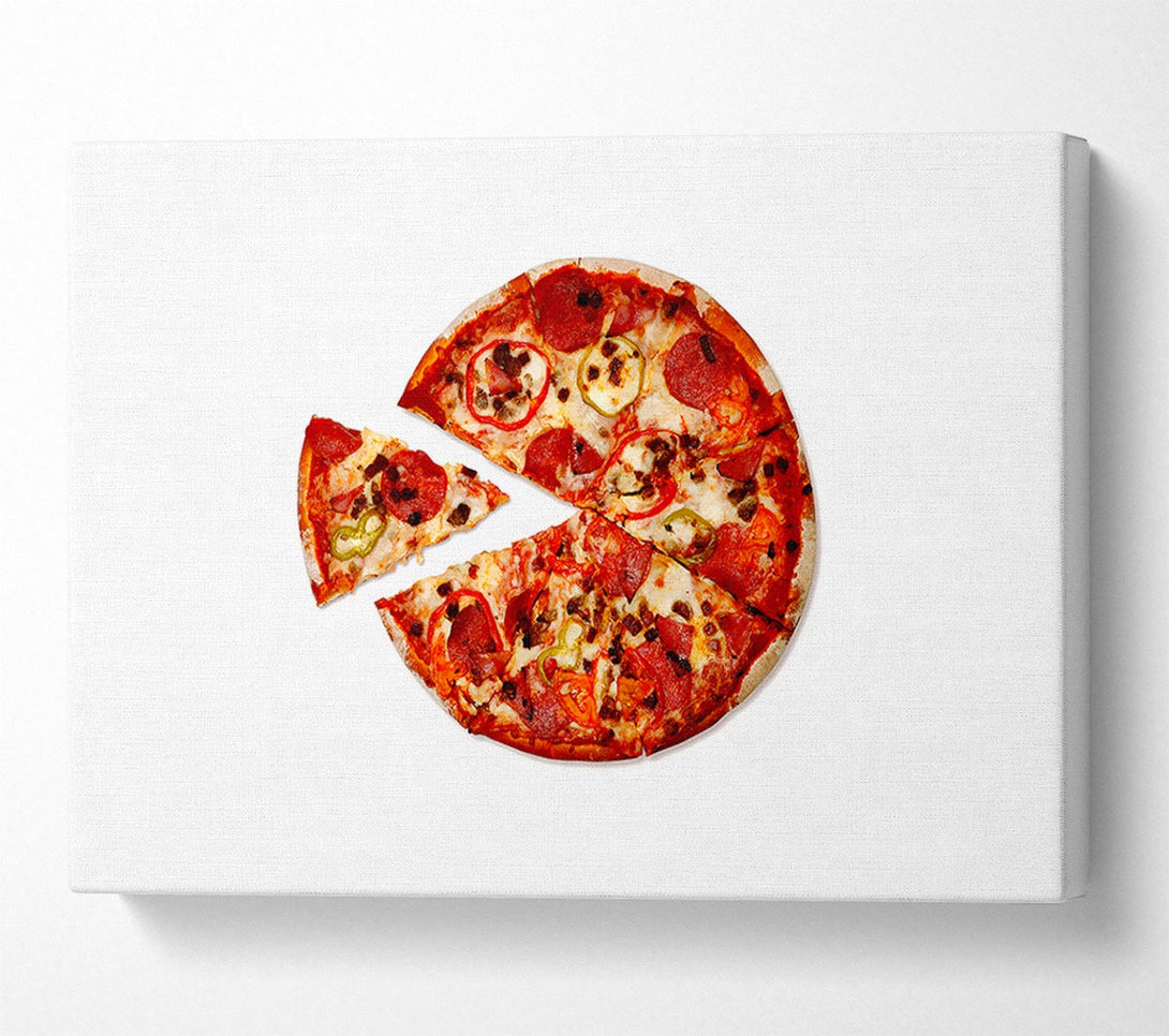  A Canvas Print of Pizza Share Canvas Wall Art