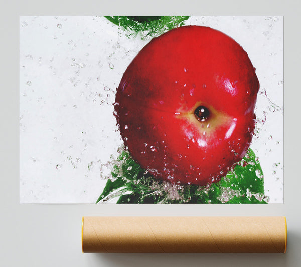 Red Splash Giclee Print