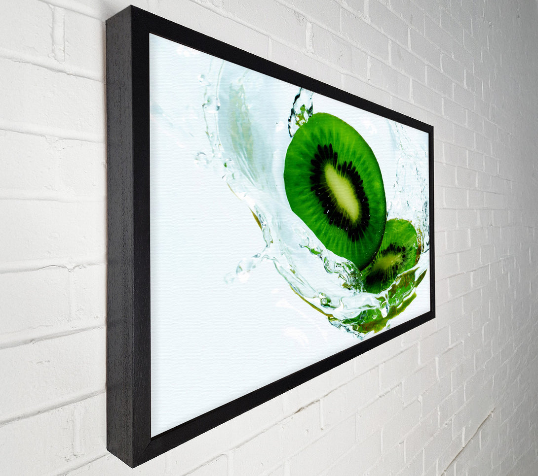  A Canvas Print of Kiwi Splash Canvas Print