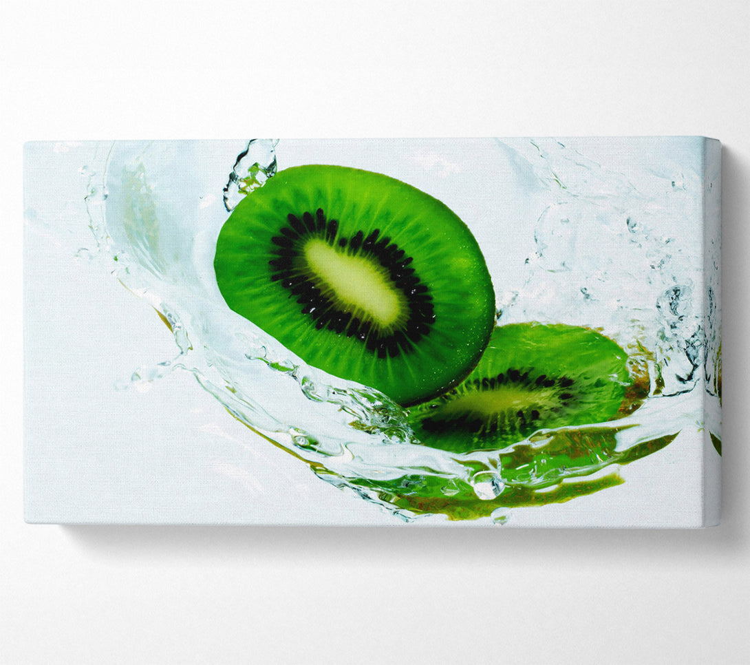  A Canvas Print of Kiwi Splash Canvas Print
