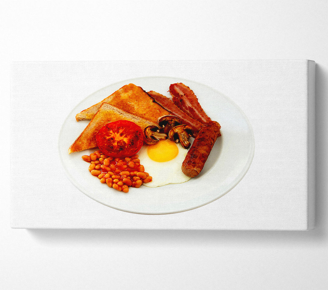  A Canvas Print of Full English Fry-Up Canvas Art