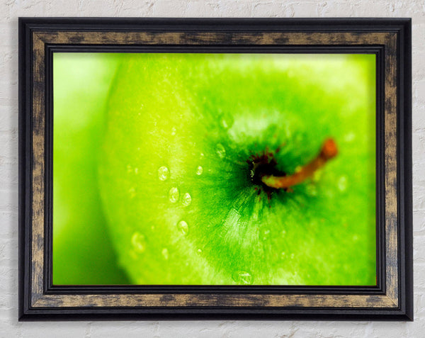 Dewdrop Apple Framed Print