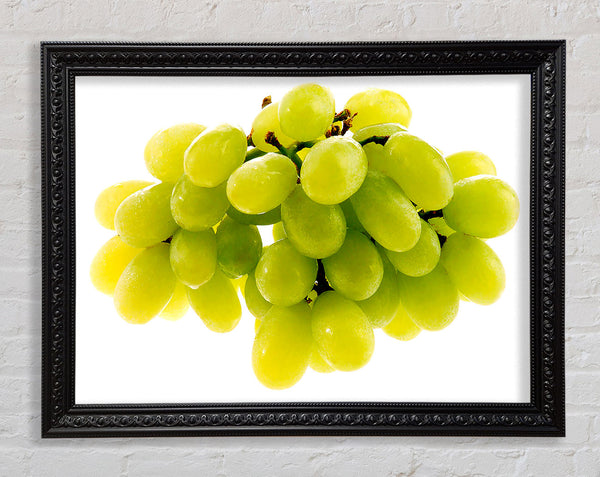 Green Grapes Framed Print