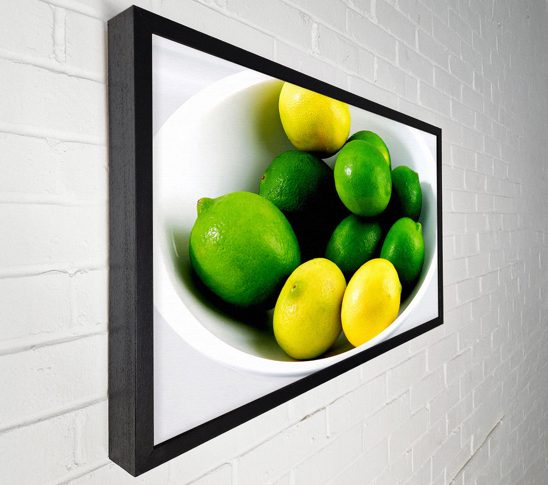  A Canvas Print of Lemon And Limes Canvas Wall Art