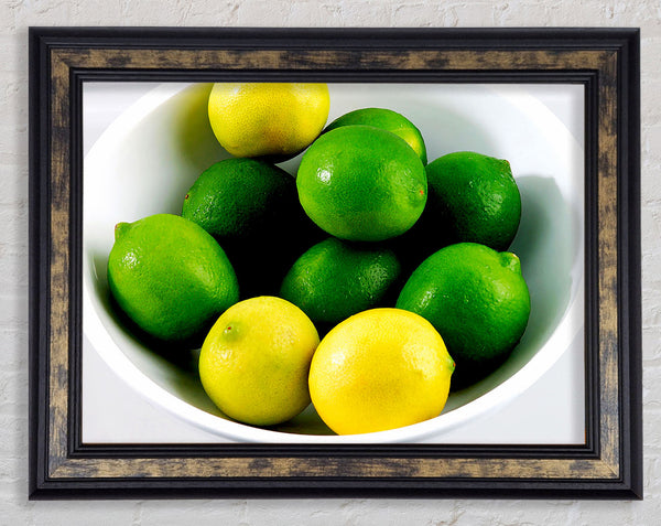 Lemon And Limes Framed Print