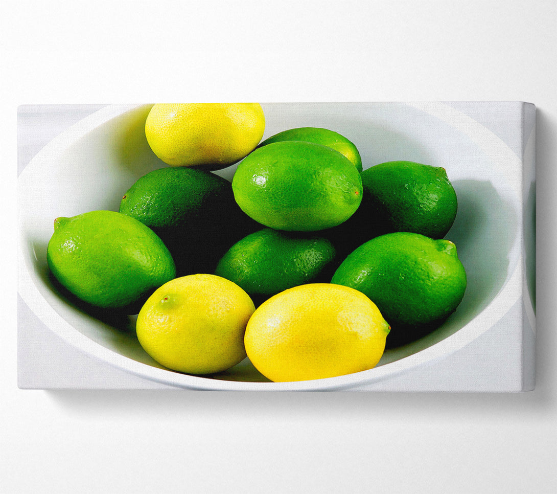  A Canvas Print of Lemon And Limes Canvas Wall Art