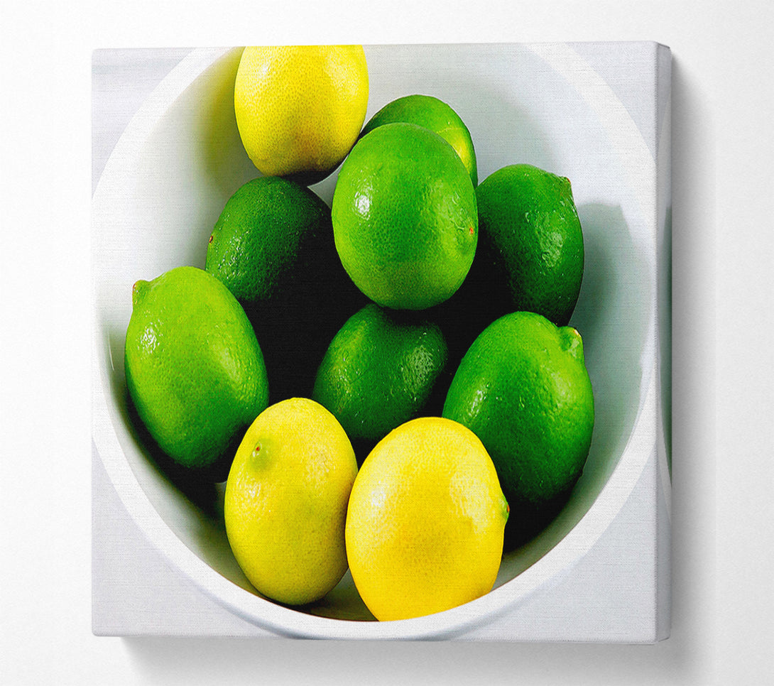  A Canvas Print of Lemon And Limes Canvas Wall Art