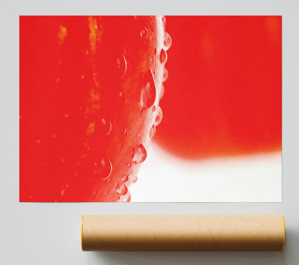Red Apple Close-Up Print