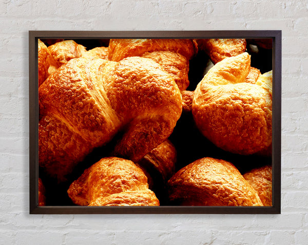 Croissant Galour Framed Print