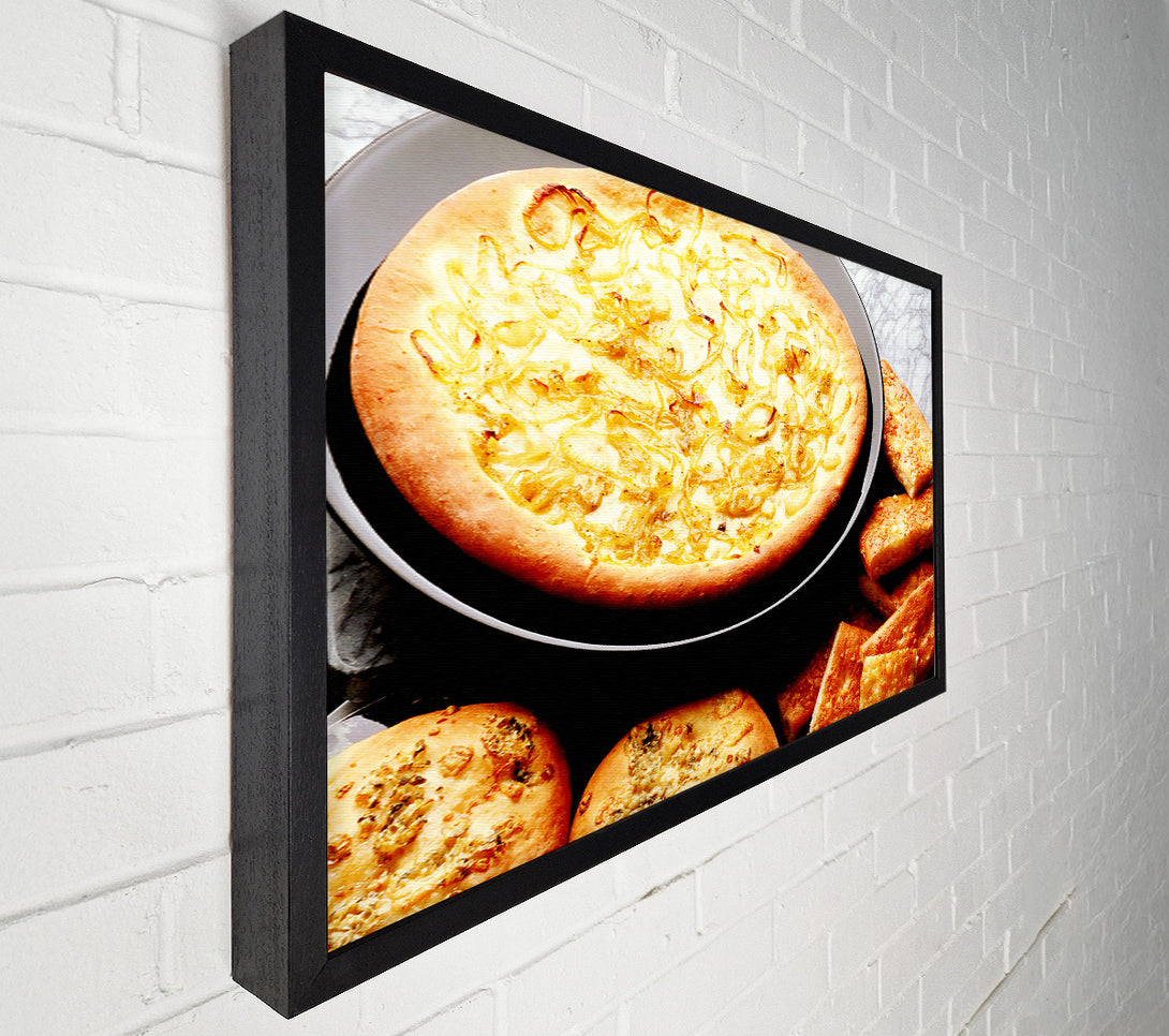  A Canvas Print of Garlic Bread Feast Canvas Print