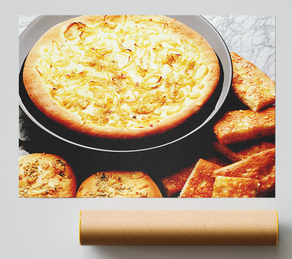 Garlic Bread Feast Giclee Print