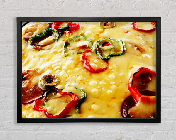 Nothing But Pizza Framed Print