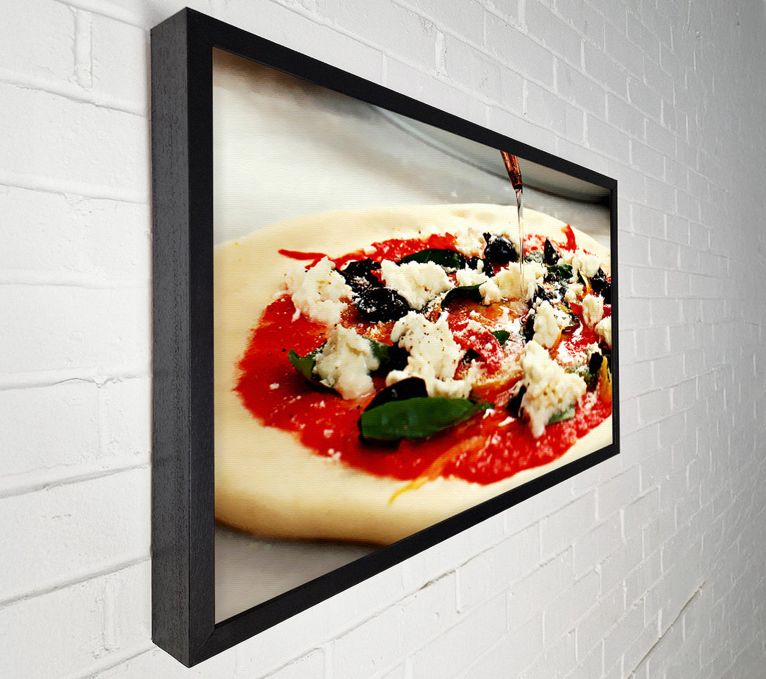  A Canvas Print of Italian Pizza Canvas Wall Art