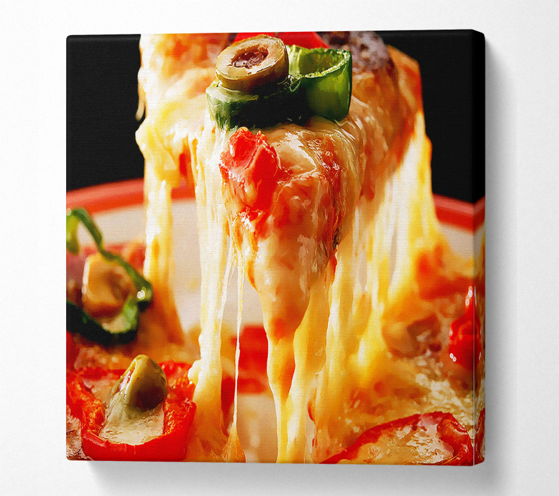  A Canvas Print of Pizza Offering Canvas Art