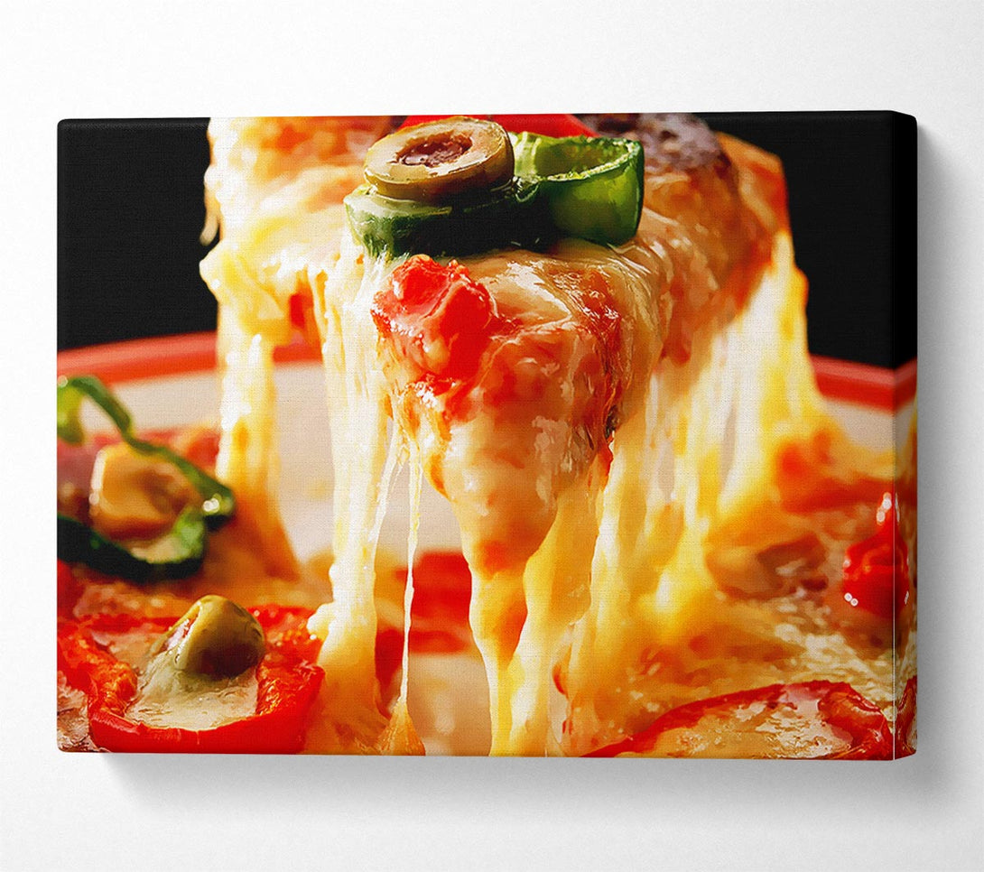  A Canvas Print of Pizza Offering Canvas Art