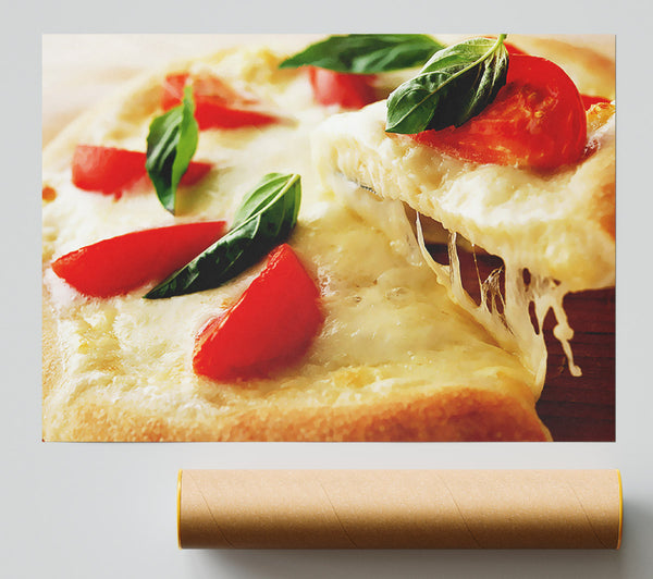 Cheese And Tomato Pizza Giclee Print