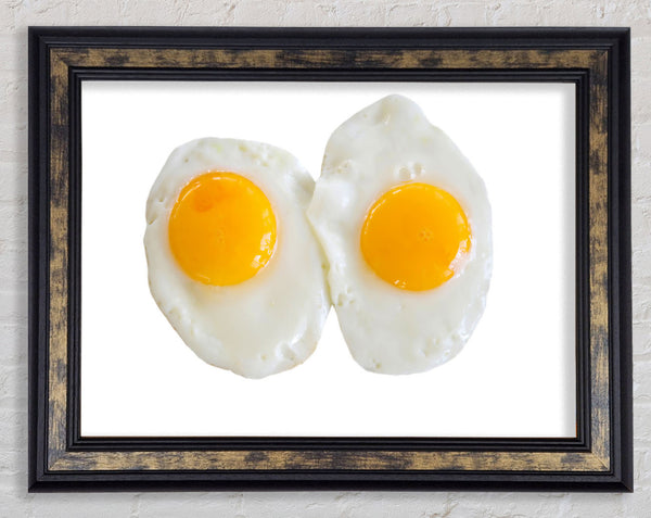 Double Fried Eggs Framed Print