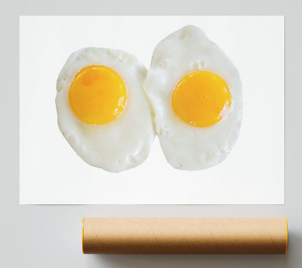 Double Fried Eggs Poster