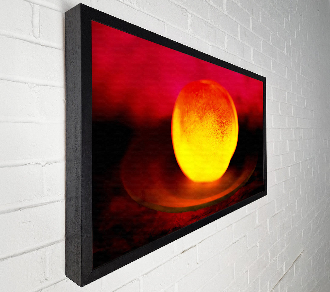  A Canvas Print of Peach Glow Canvas Art