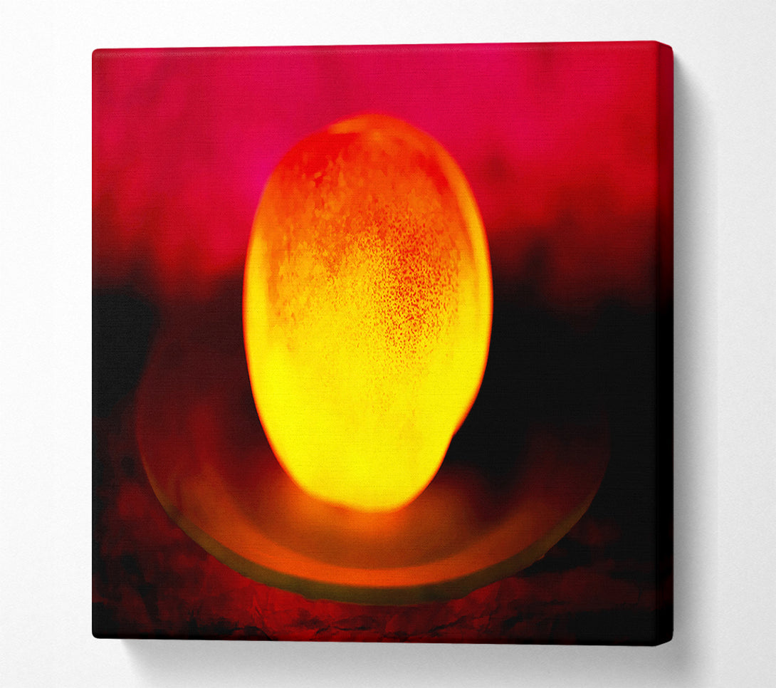  A Canvas Print of Peach Glow Canvas Art