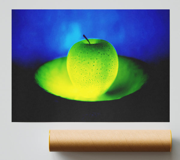 Green Apple Glow Print