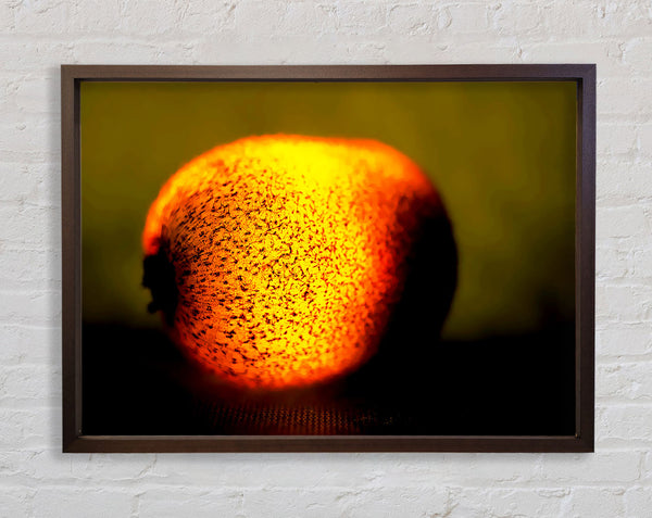 Kiwi Glow Framed Print