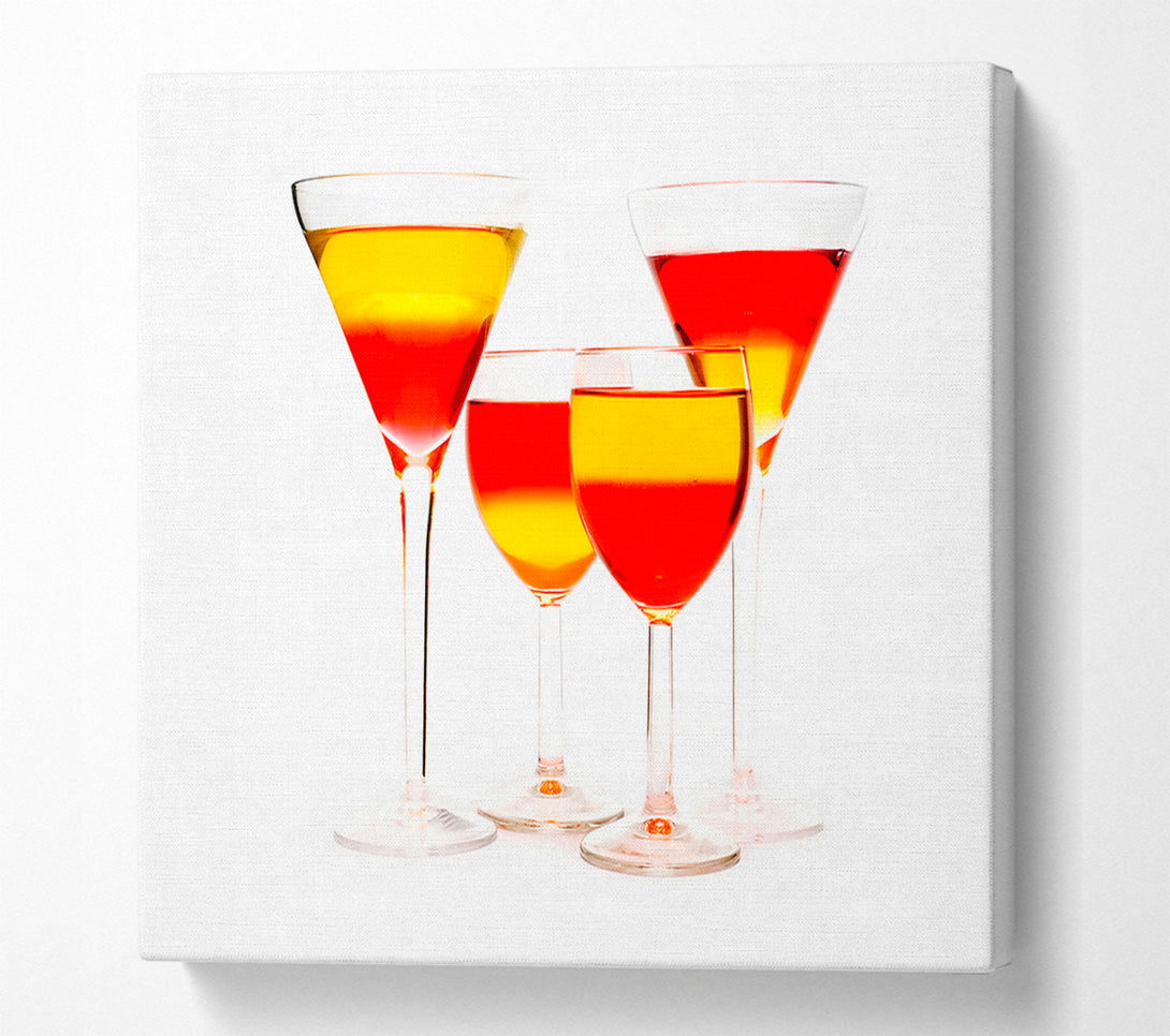  A Canvas Print of Anyone For Mixed Cocktails Canvas Wall Art
