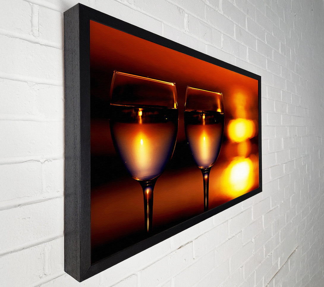  A Canvas Print of Sunset Wine Lovers Canvas Wall Art