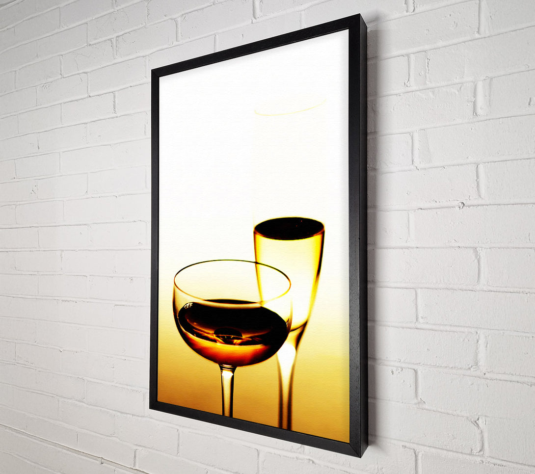  A Canvas Print of Wine Or Champagne Canvas Wall Art