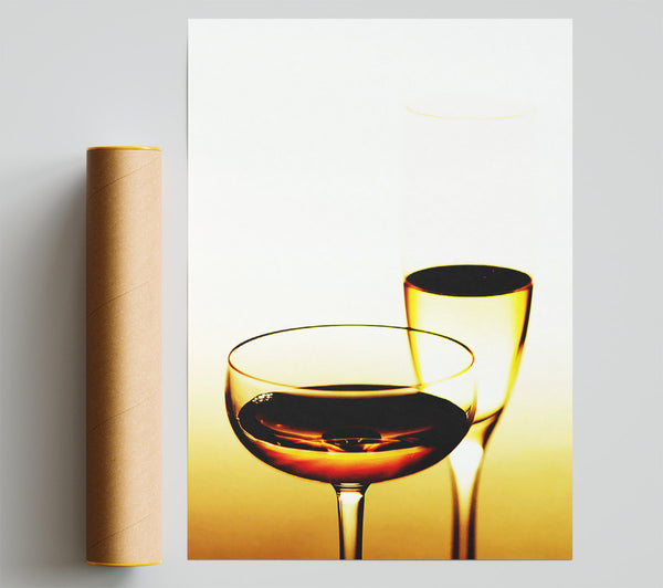 Wine Or Champagne Poster