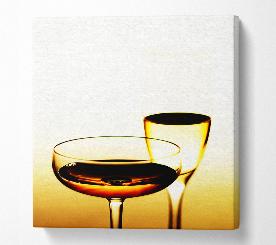  A Canvas Print of Wine Or Champagne Canvas Wall Art