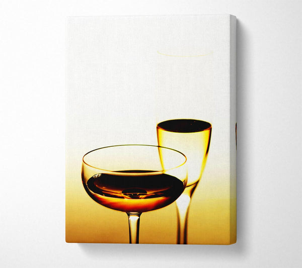 A Canvas Print of Wine Or Champagne Canvas Wall Art