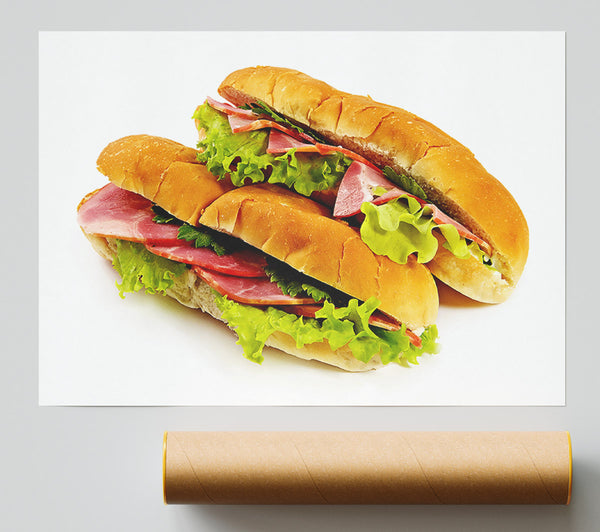 Ham Sandwiches Giclee Print