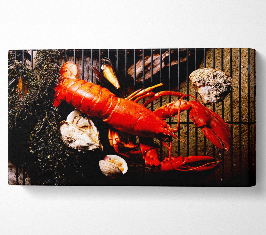  A Canvas Print of Lobster Barbeque Canvas Print