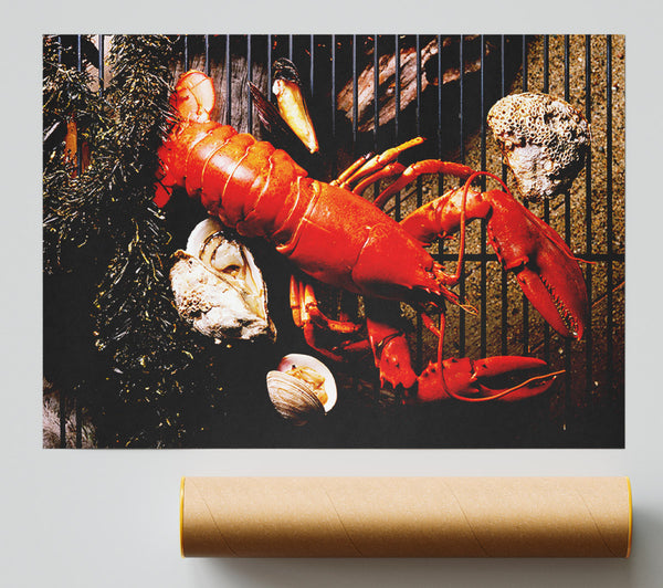 Lobster Barbeque Print