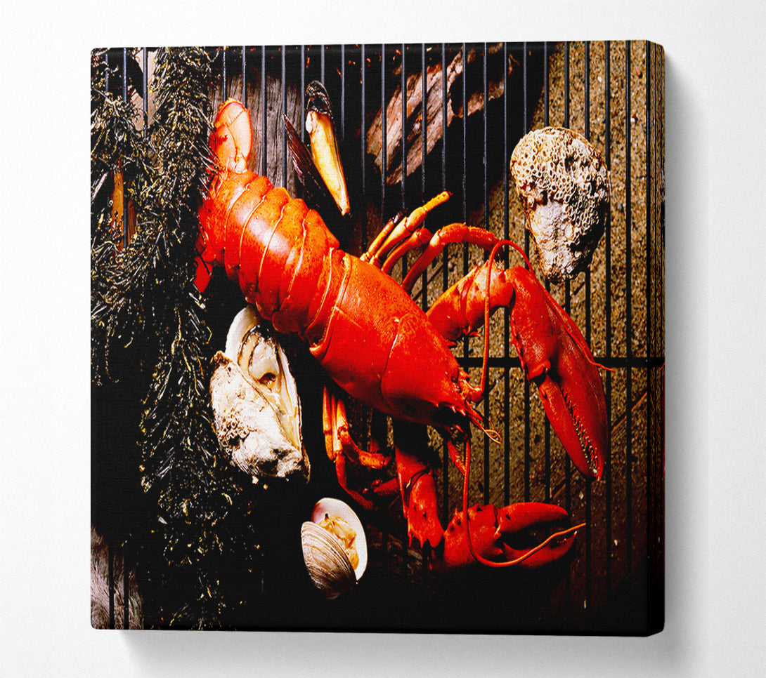  A Canvas Print of Lobster Barbeque Canvas Print