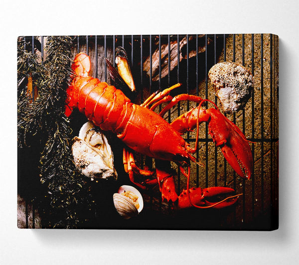  A Canvas Print of Lobster Barbeque Canvas Print