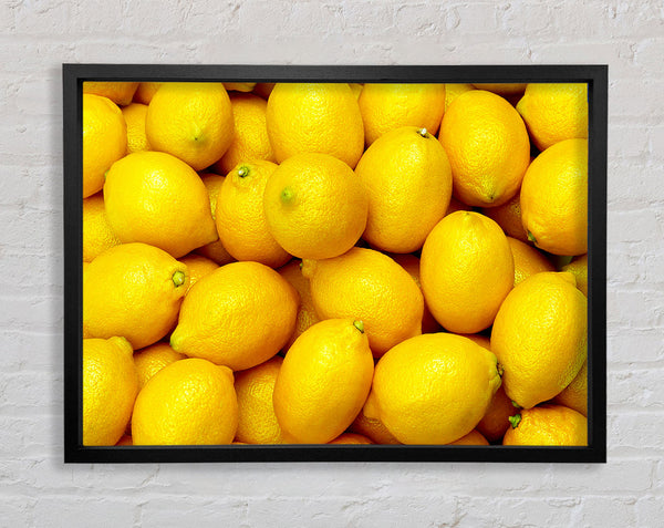Nothing But Lemons Framed Print