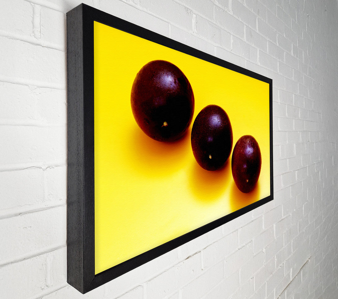 A Canvas Print of Plums Trio Canvas Art