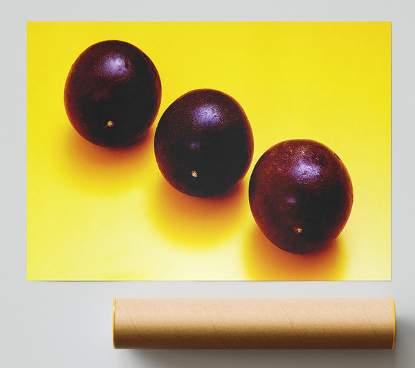 Plums Trio Poster