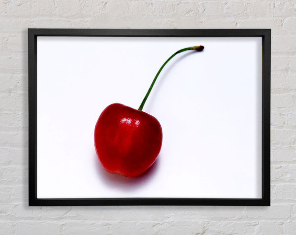 Single Cherry Framed Print